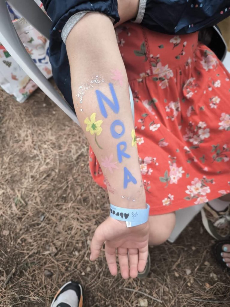 Maquillage au festival abracadabra