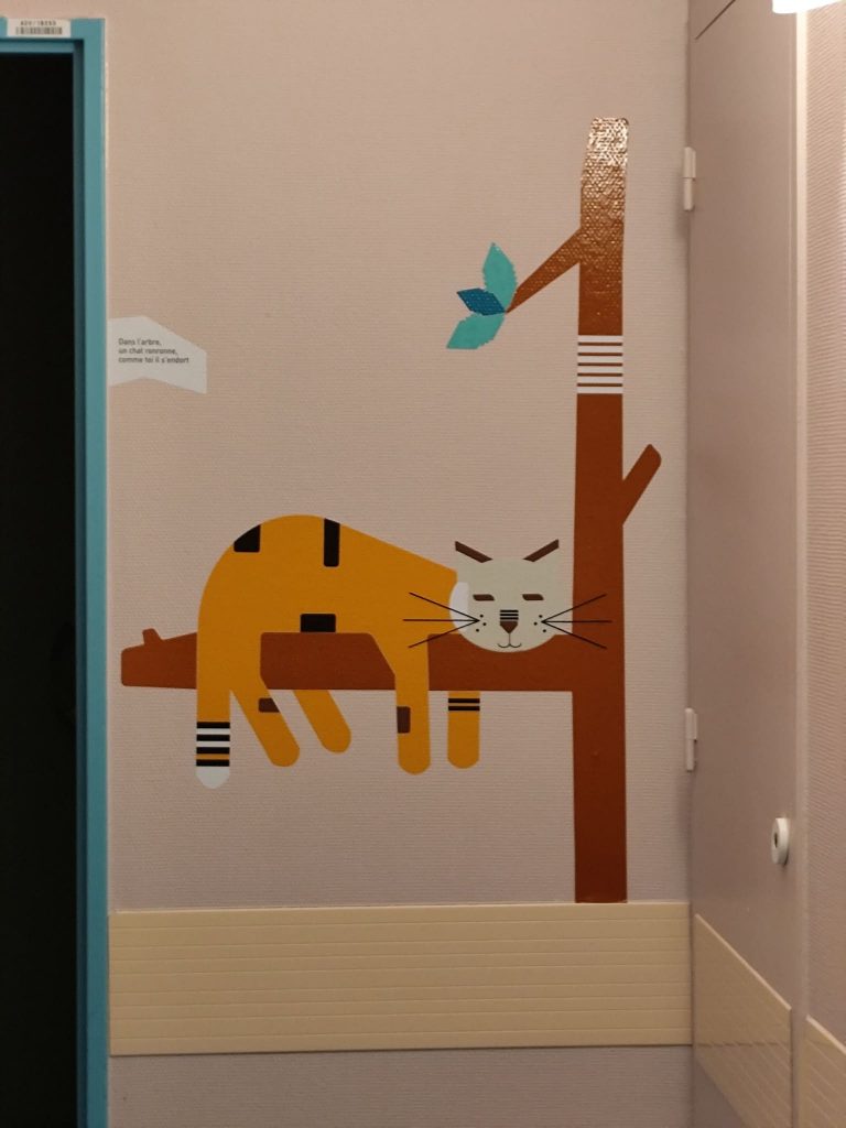 Décor de l'espace enfant au CHU de Montpellier