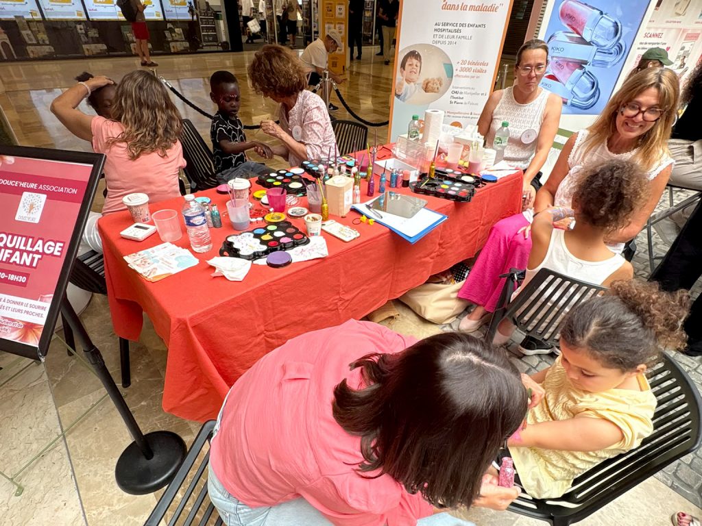 Stand Maquillage Noel au Polygone