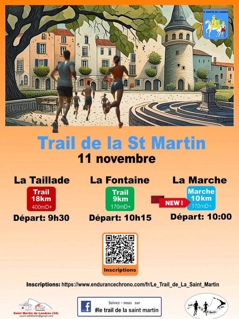 Affiche trail st martin 2025