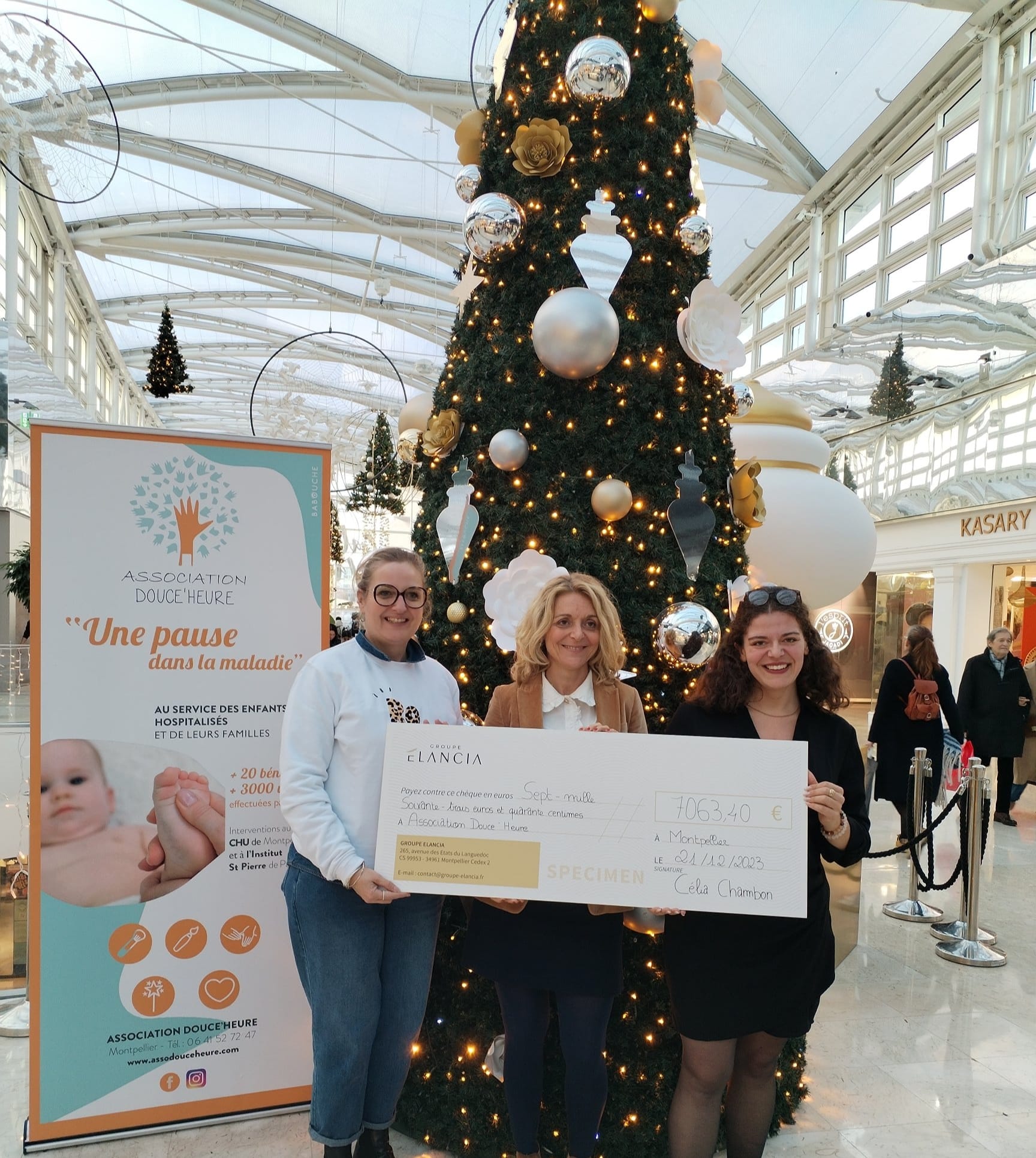 remise de chèque élancia