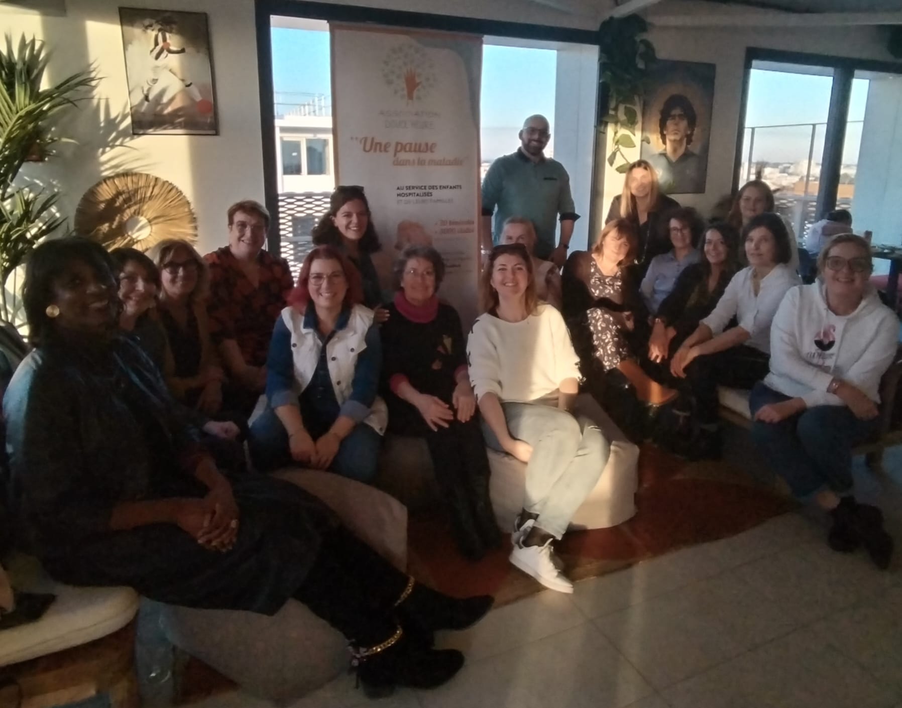 partage de galette et de bonne humeur