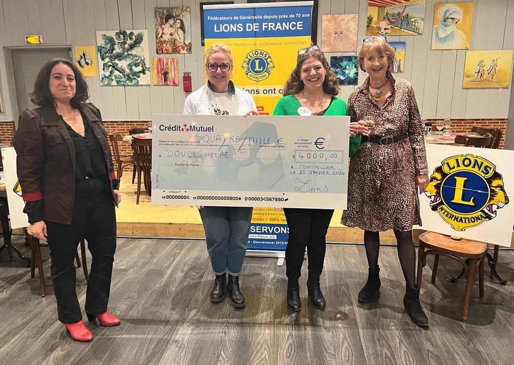 Remise de chèque Vinelive festival